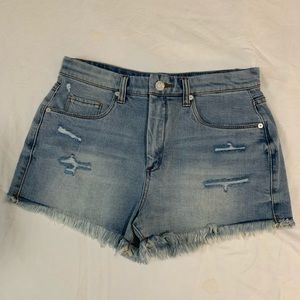 BlankNYC wedge jean shorts 28